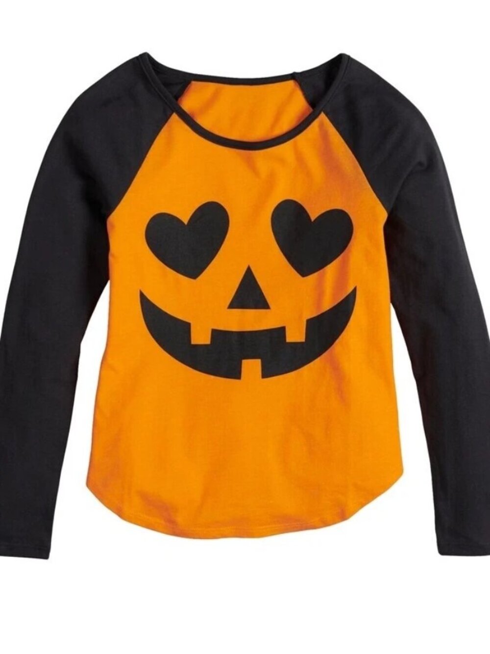 Toddler Girls Halloween Pumpkin Jack O Lantern Long Sleeve Shirt 4T New